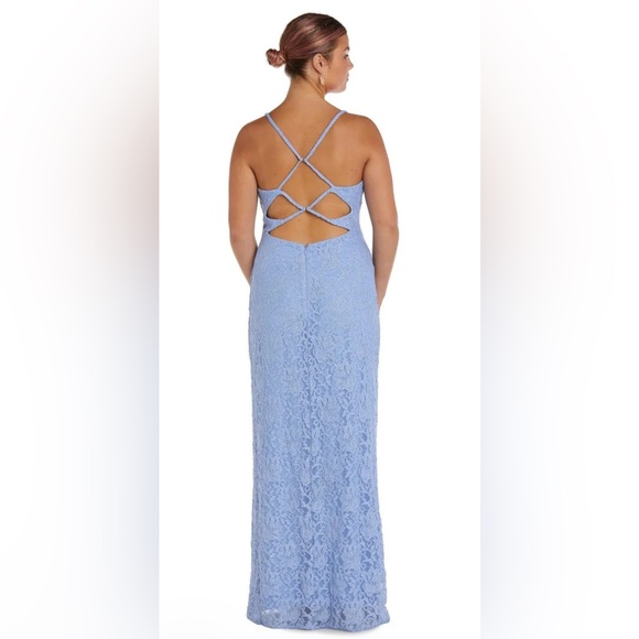 Morgan & Co. periwinkle formal/prom dress - Picture 2 of 9